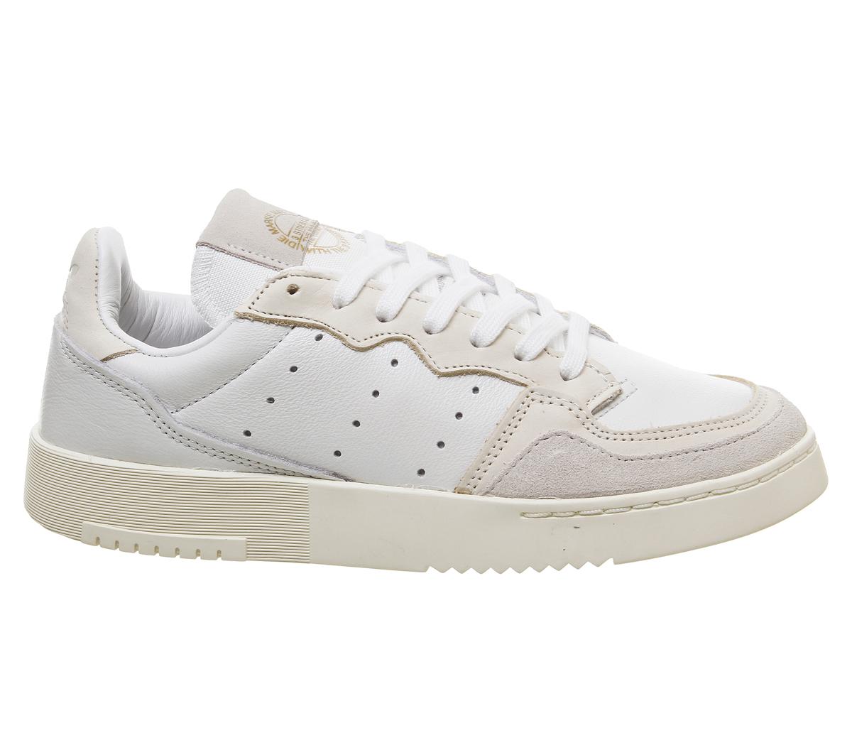 adidas originals x fiorucci supercourt trainers in white