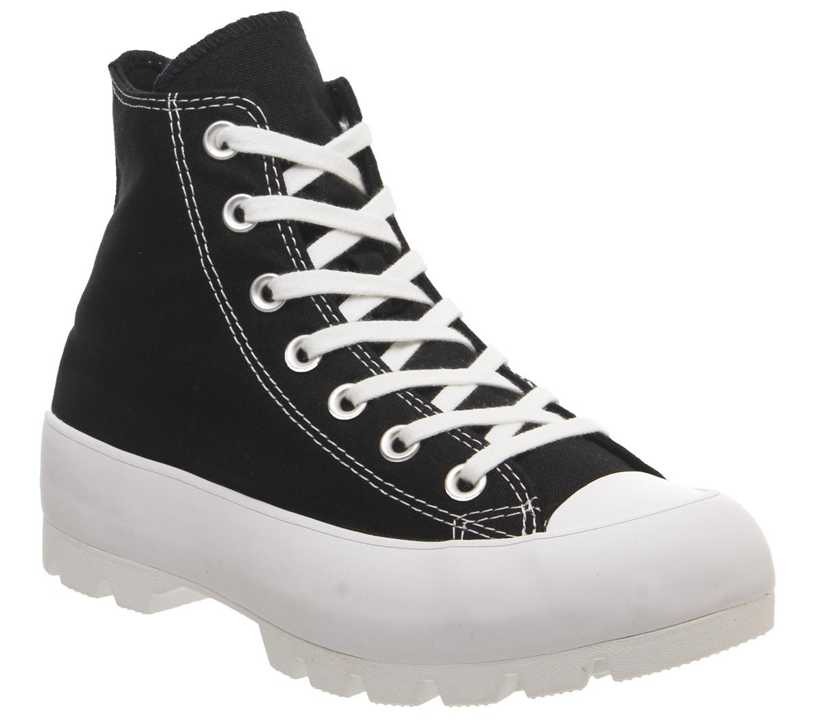 chuck taylors black and white