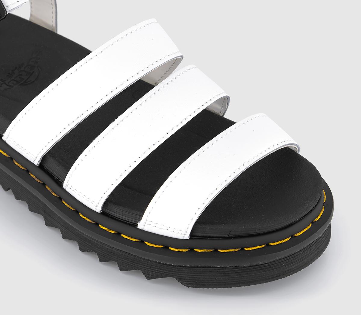 white doc marten blaire sandals