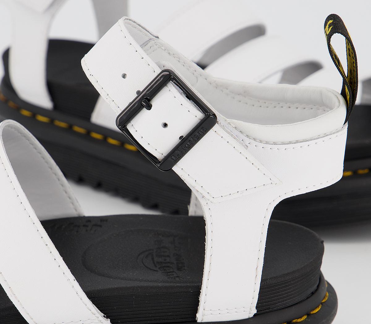 white doc marten blaire sandals