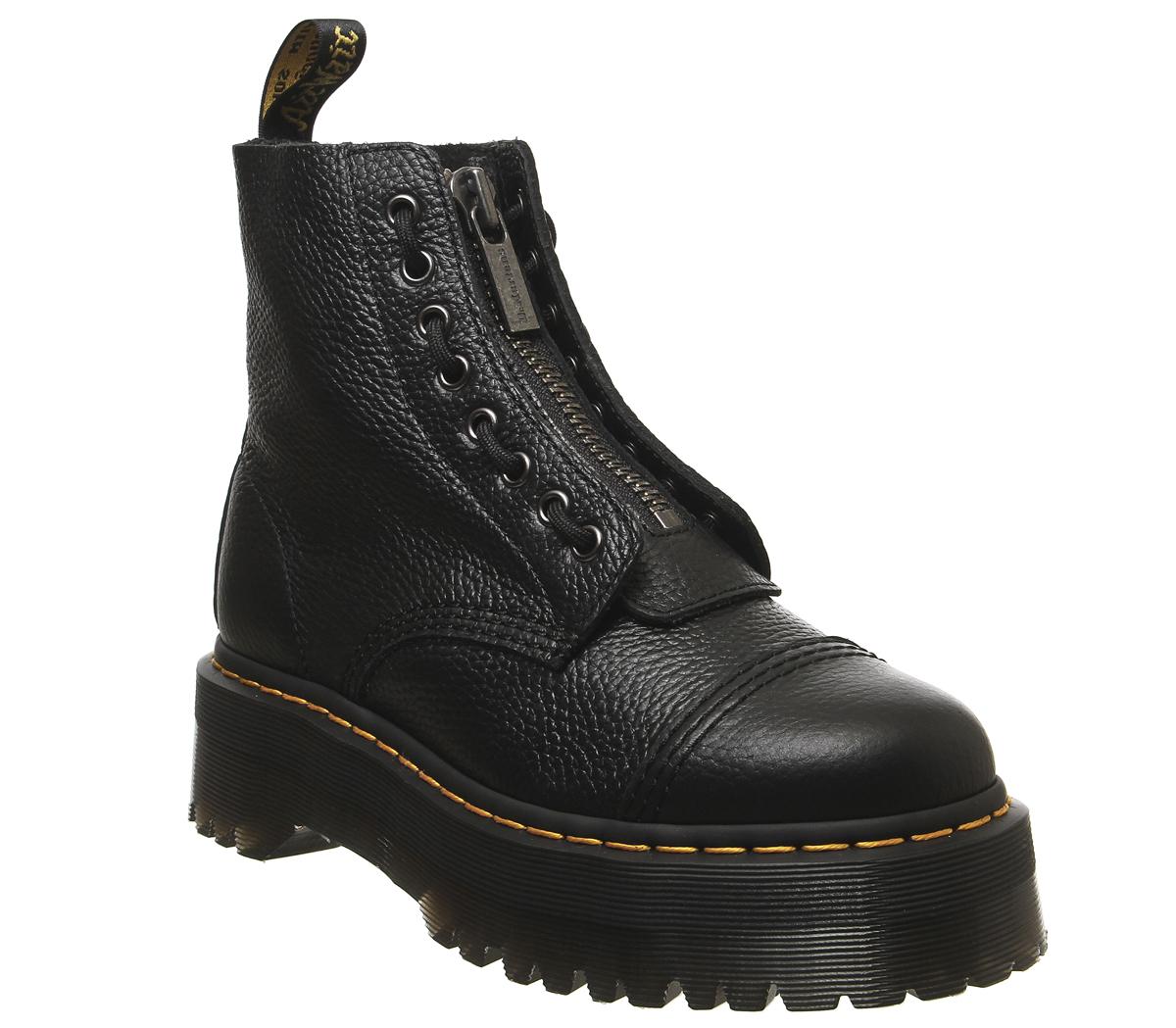 Dr. Martens Sinclair Zip Boot Black Aunt Sally - Ankle Boots