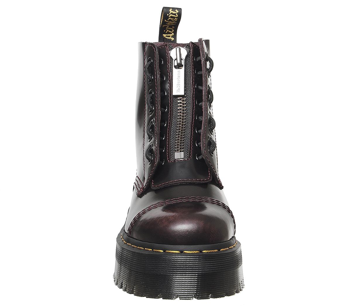 dr martens sinclair cherry red