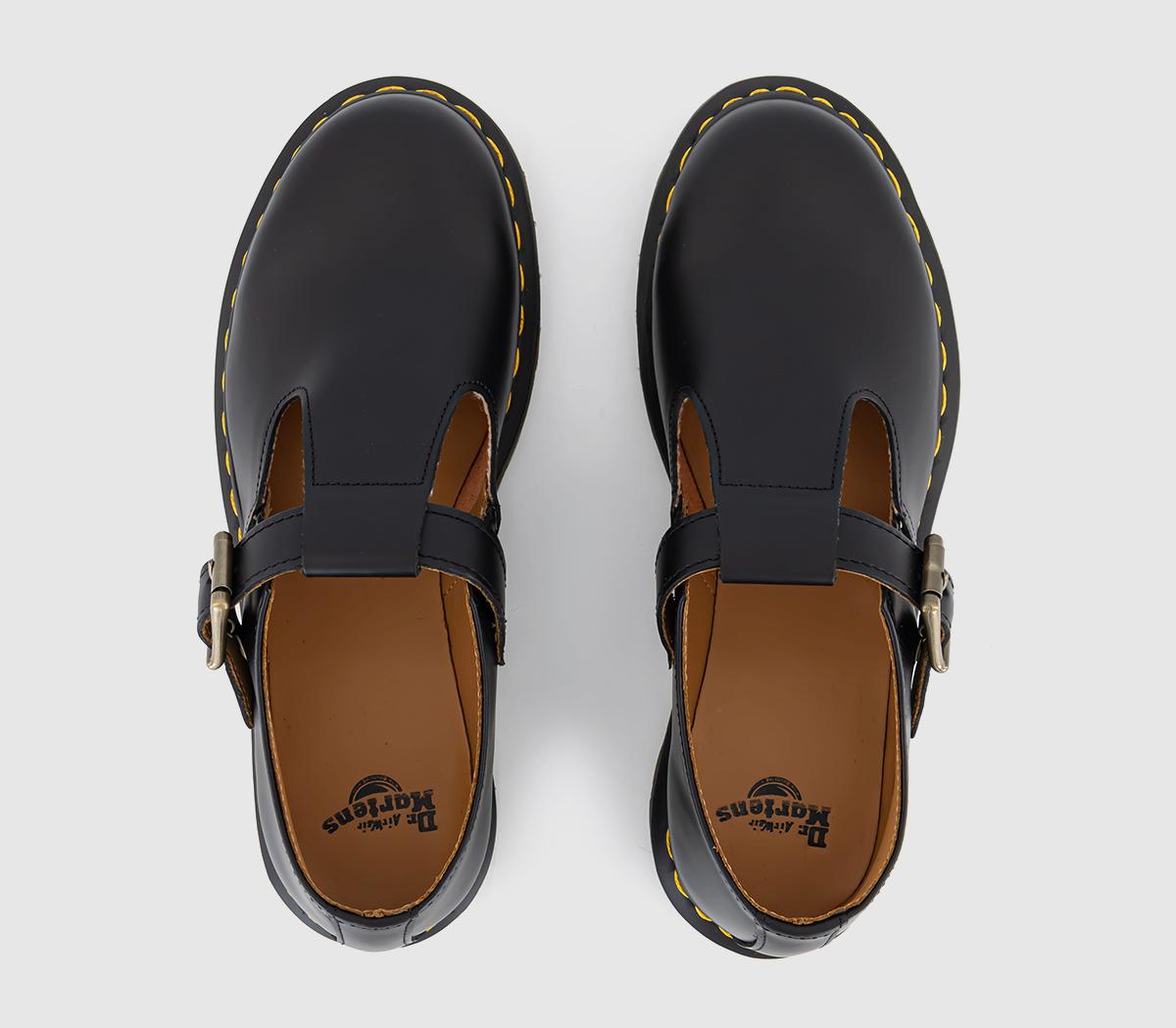 dr martens polley t bar flat shoe