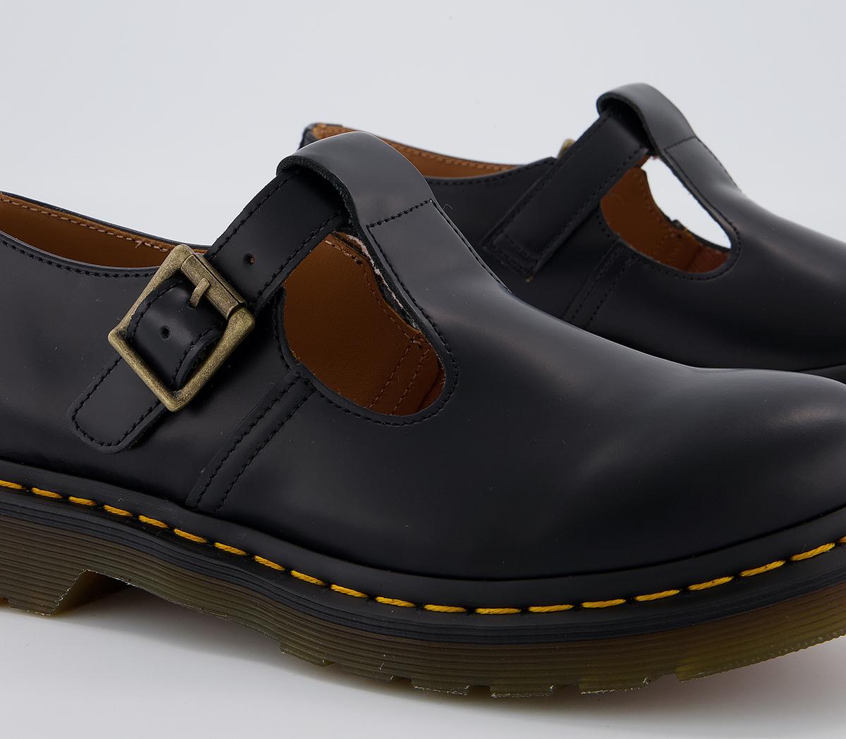 dr martens polley t bar flat shoe