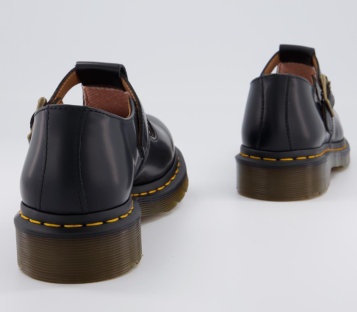 dr martens polley t bar flat shoe
