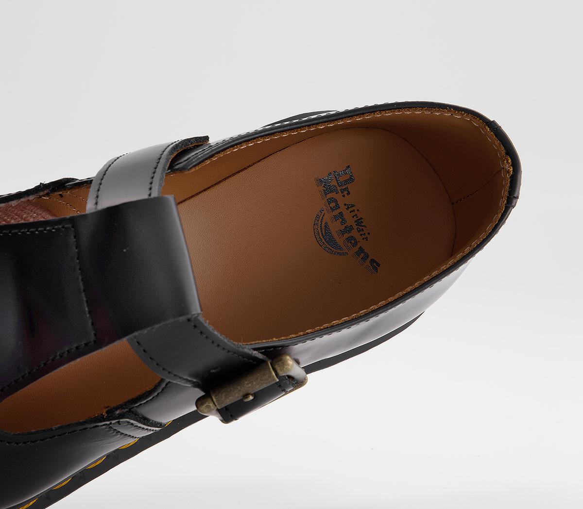dr martens polley t bar flat shoe