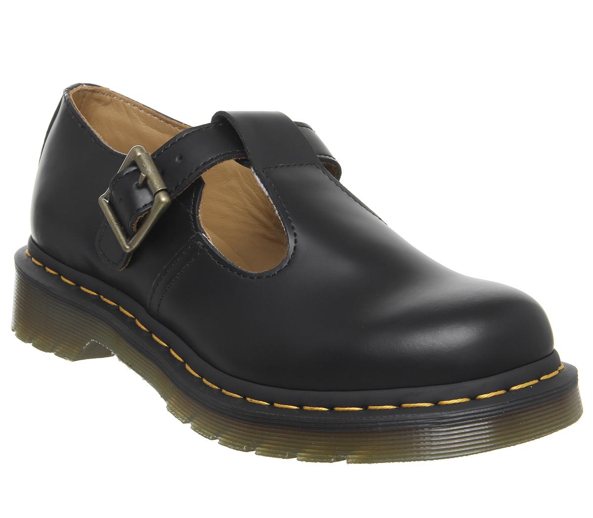 dr martens polley t bar flat shoe