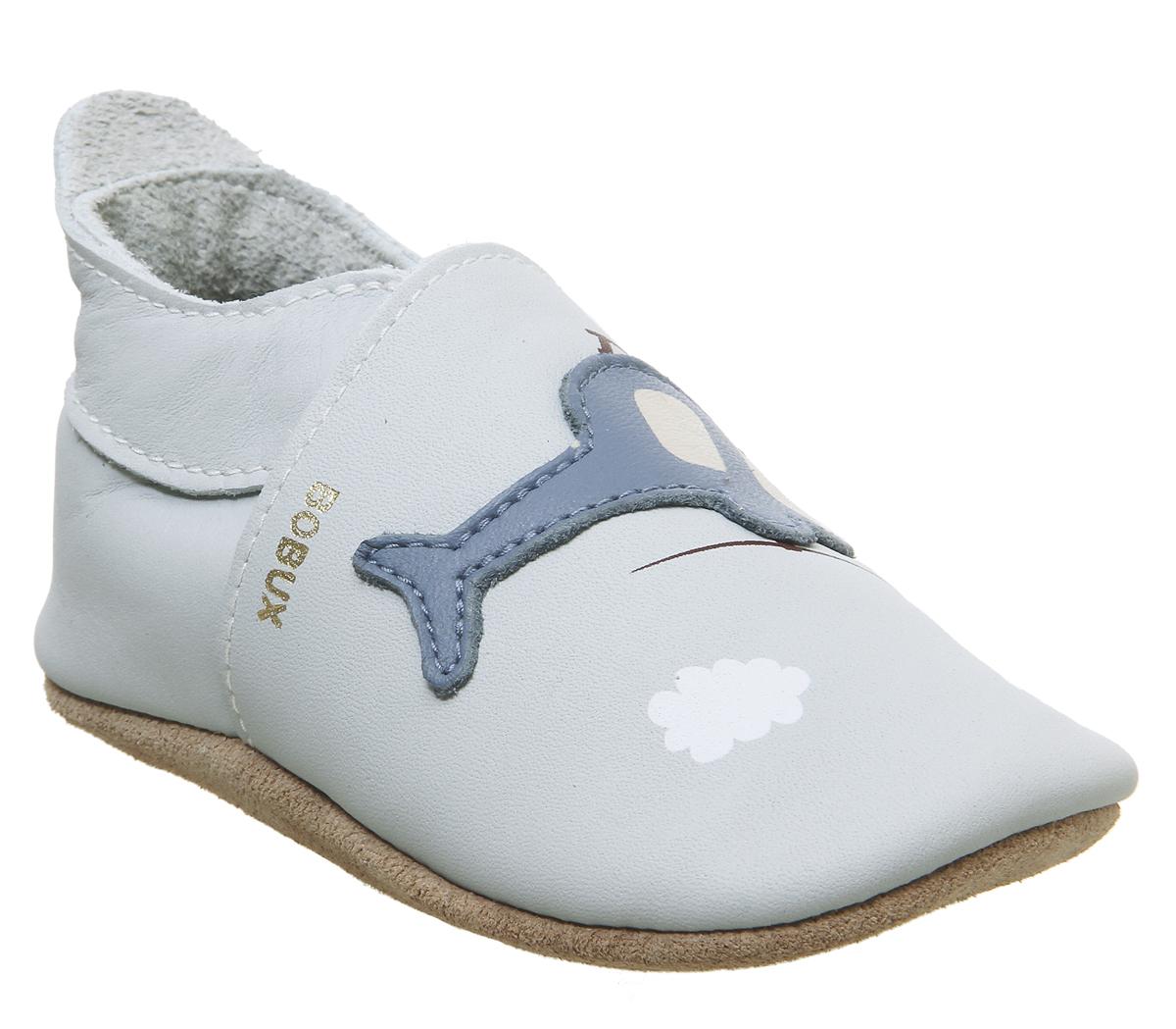 Bobux Soft Sole Crib Shoes Sky 