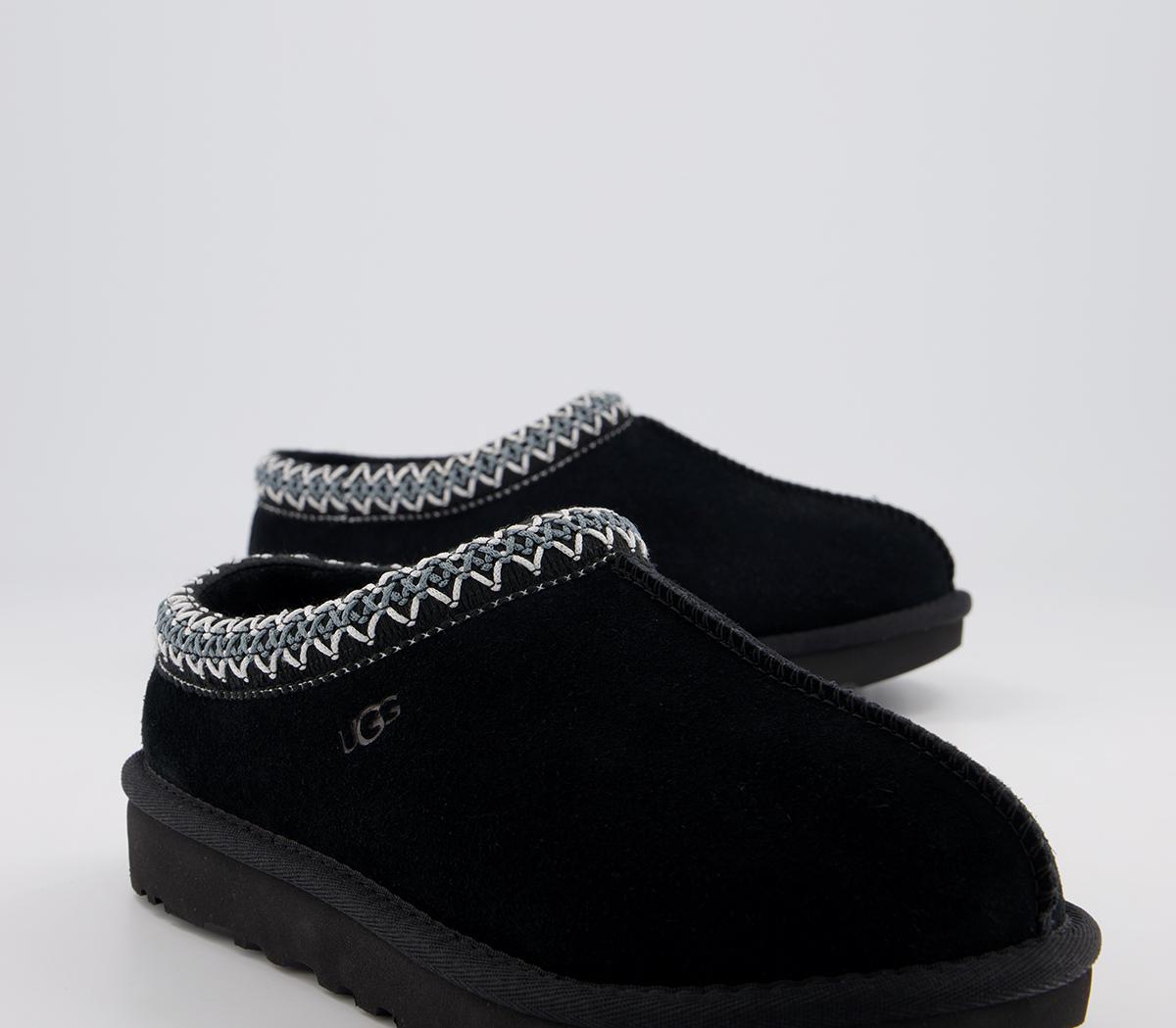 UGG Tasman Slippers Black - Flat Shoes for Women