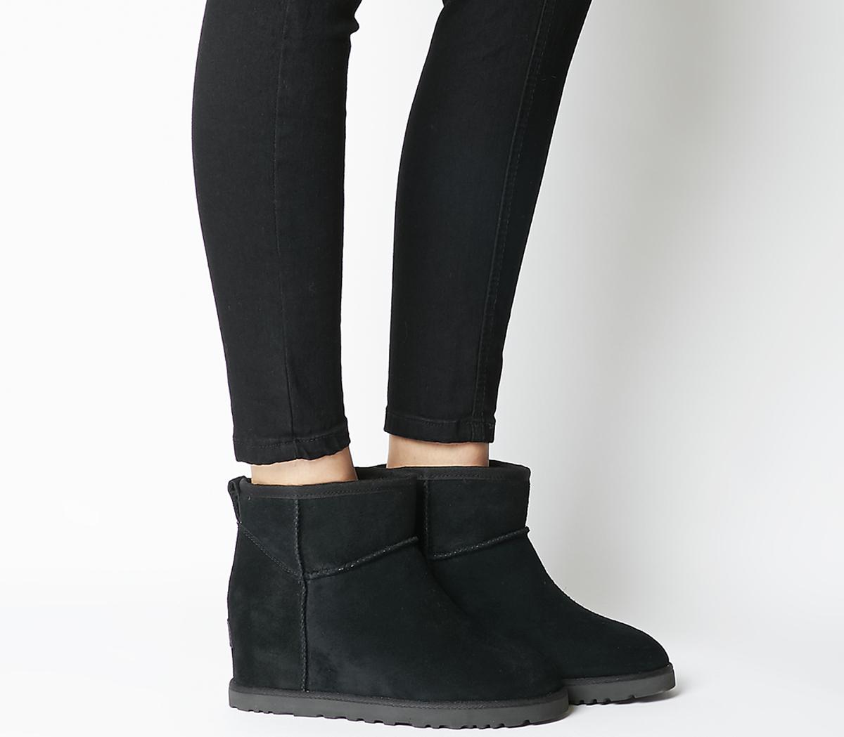 UGG Classic Femme Mini Boots Black 