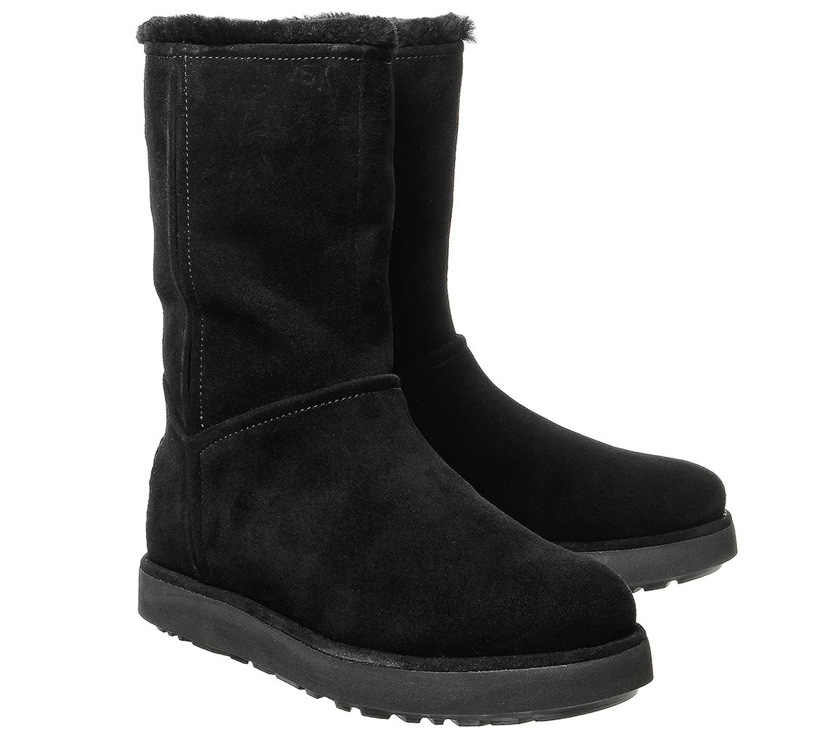 ugg boots classic short blvd schwarz
