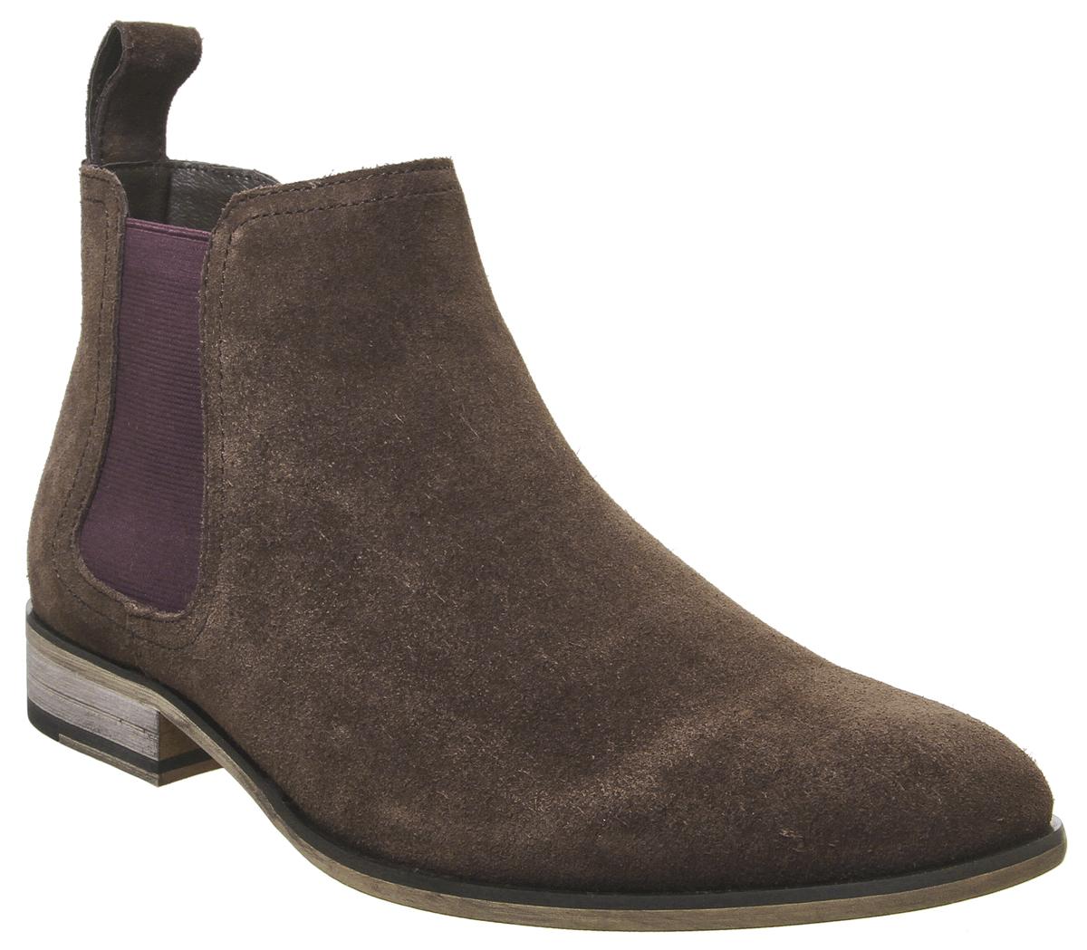 chelsea boots chocolate
