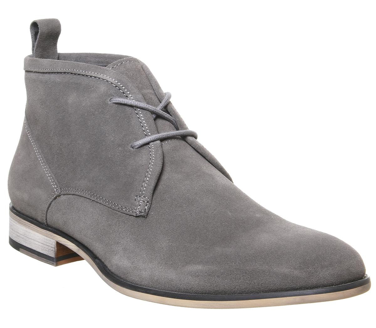 gray chukka boots