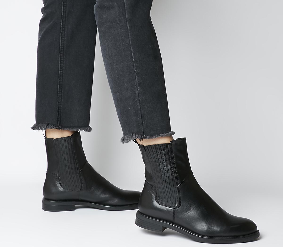 vagabond amina black leather knee high boots