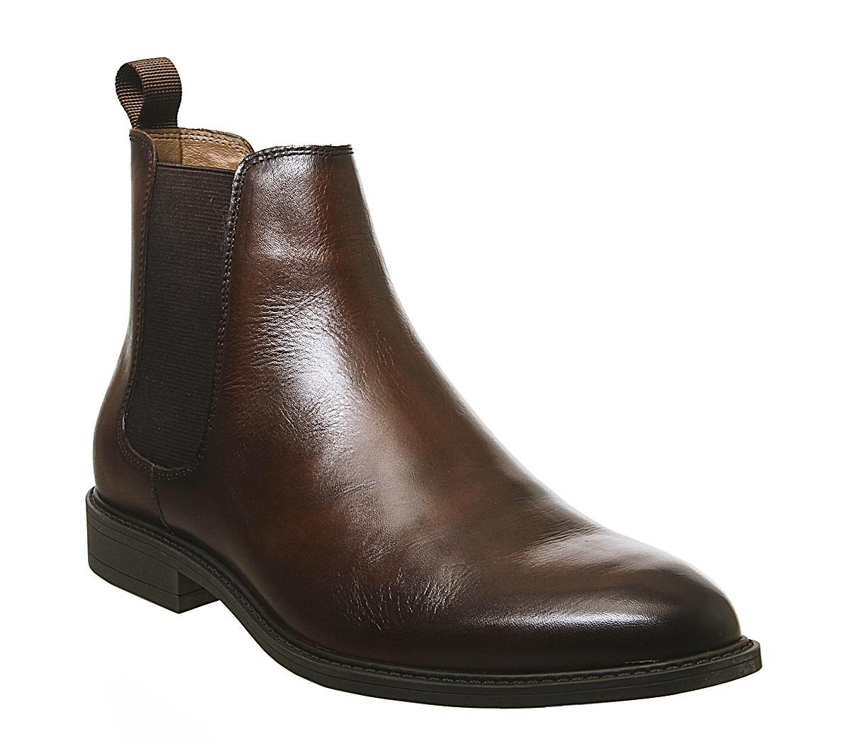 Office Bruno Chelsea Boots Brown 