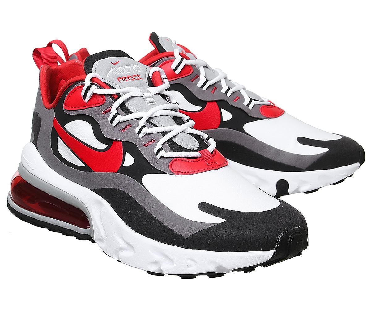 air max 270 react red and grey