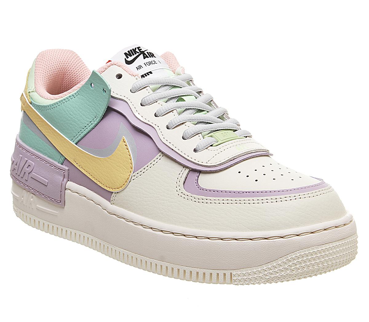 Nike Air Force 1 Shadow Trainers Pale 