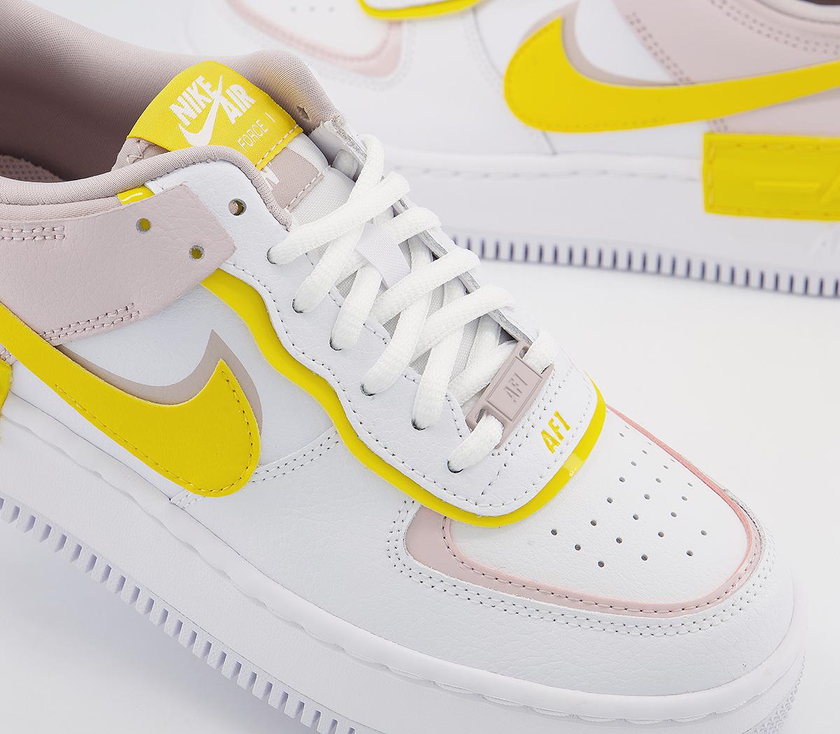 air force 1 yellow and white