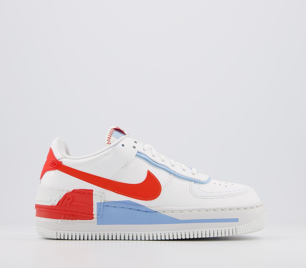 air force 1 white and orange
