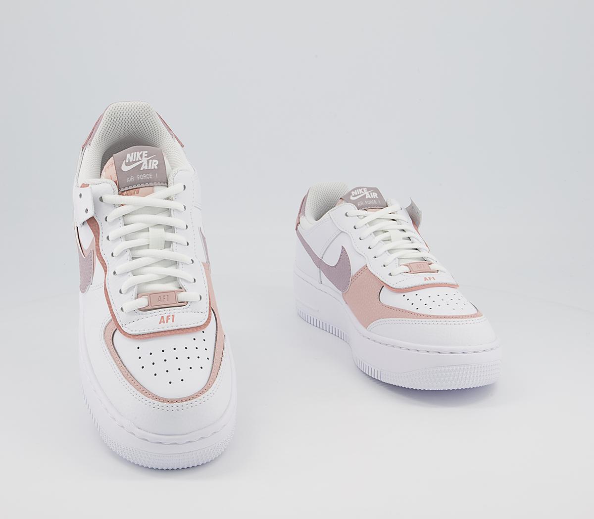 white pink oxford burnt sunrise black