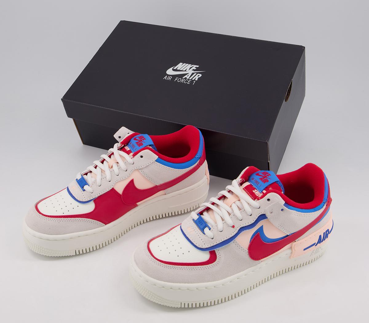 air force 1 shadow university red