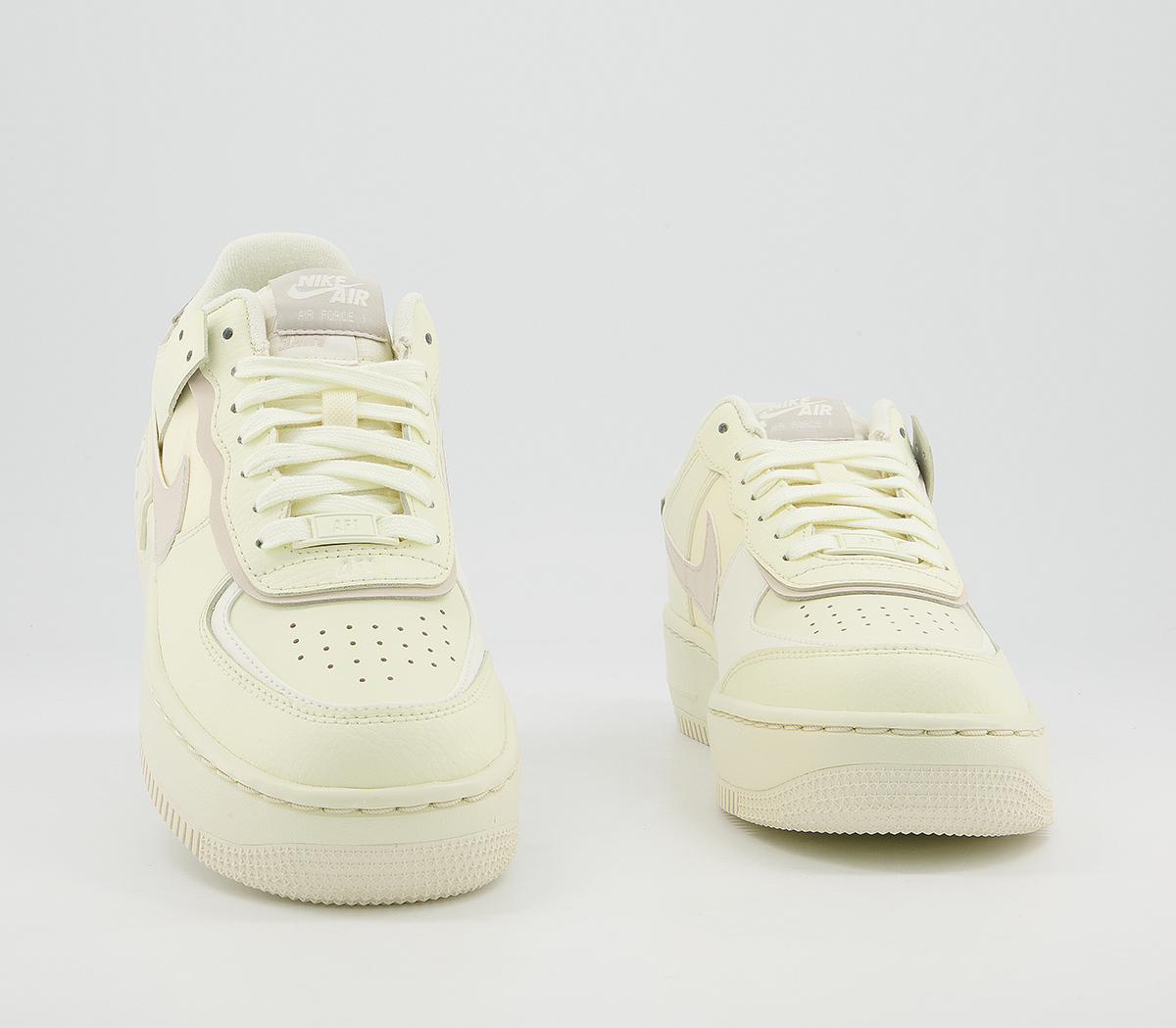 Nike Air Force 1 Shadow Trainers Coconut Milk Desert Sand Sail Coconut Milk - Hers trainers