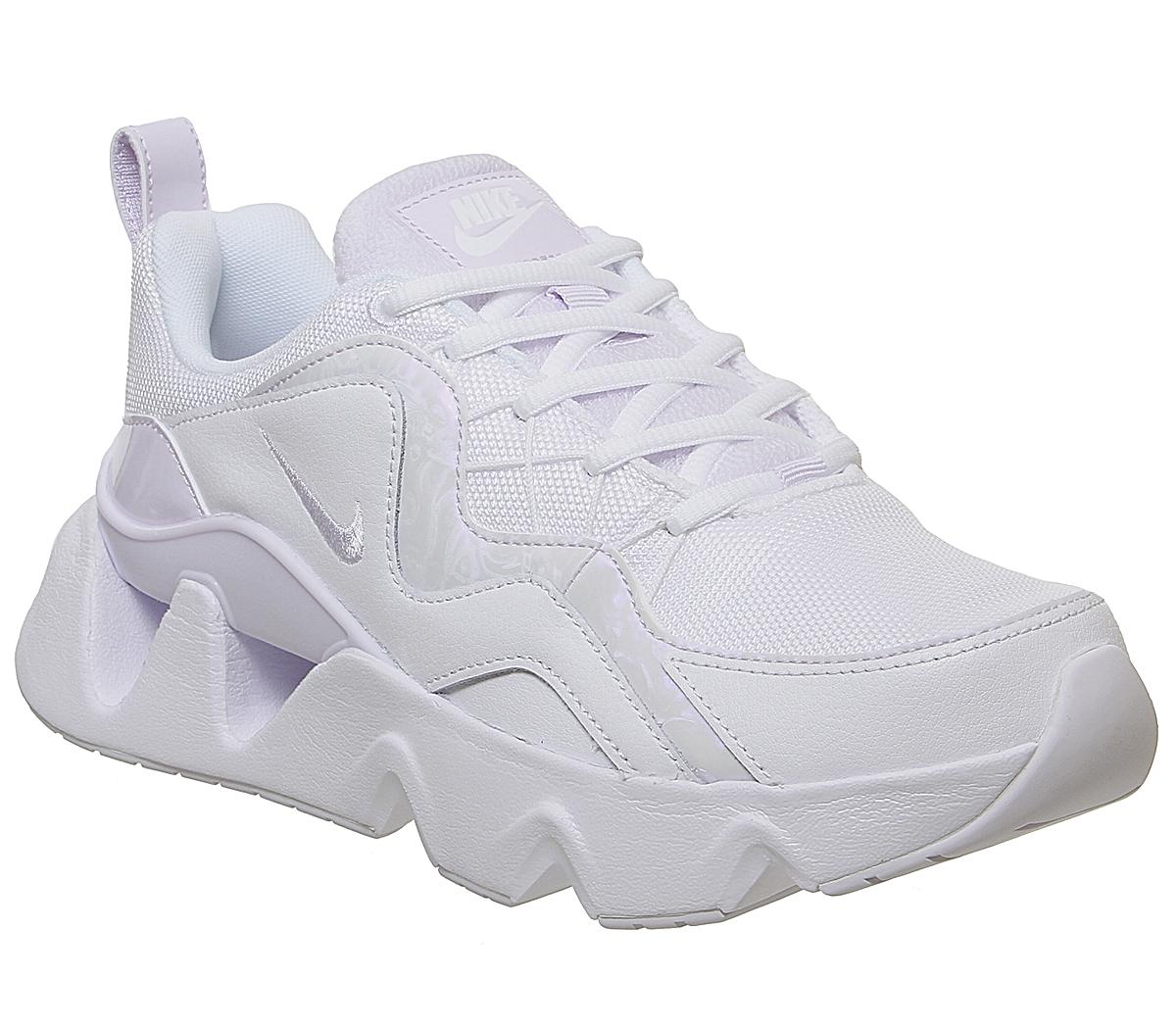 chunky nike white sneakers