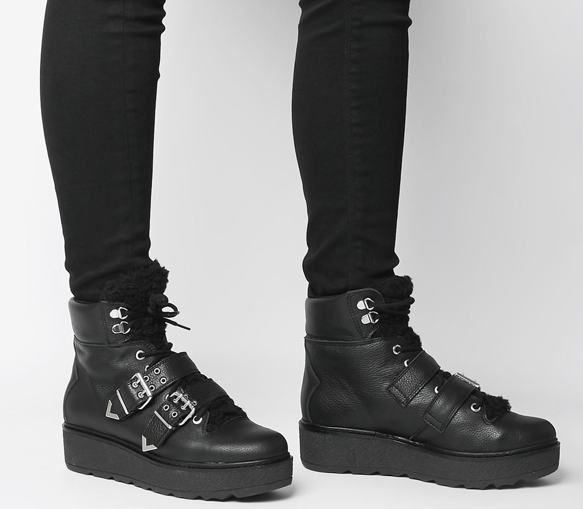 Shoe the Bear Bex Buckle L BLACK,Schwarz