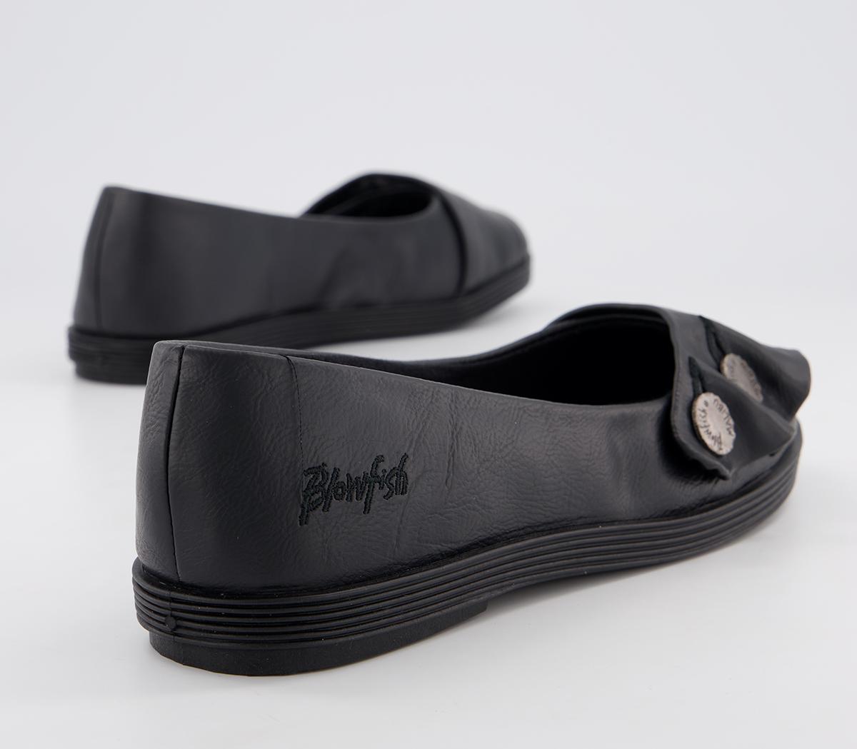 blowfish black flats