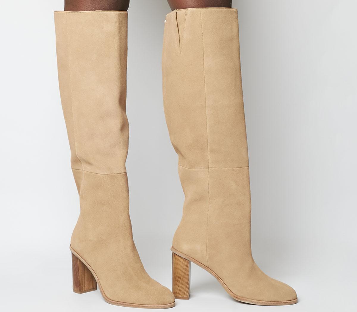 camel high boots