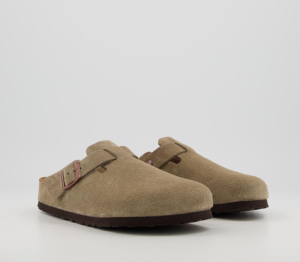 BIRKENSTOCK Boston Clogs Beige - Flat Shoes for Women