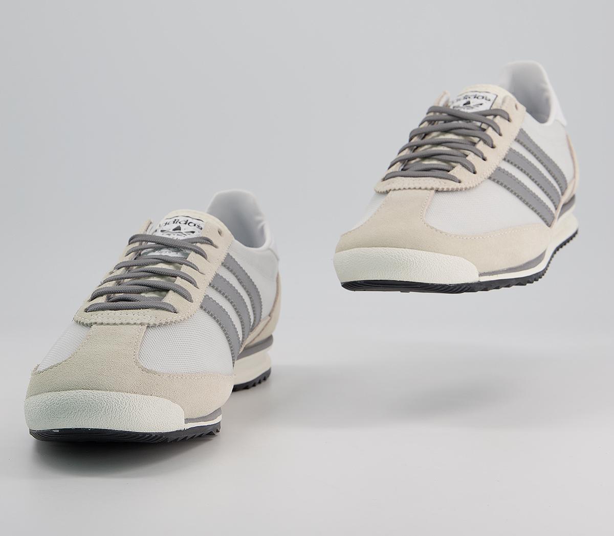 adidas Sl 72 Trainers White Grey Chalk White Unisex Sports
