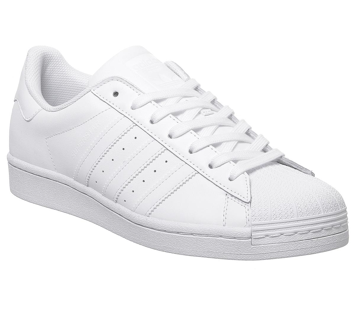 adidas superstar white white