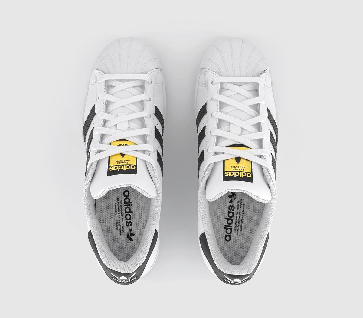 superstar trainers white black gold croc