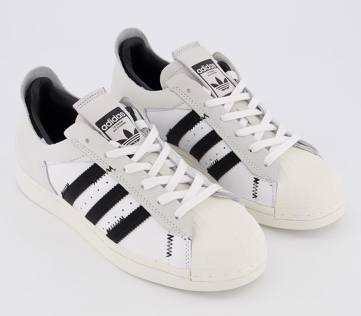 adidas Superstar Trainers White Core Black Off White - Unisex Sports