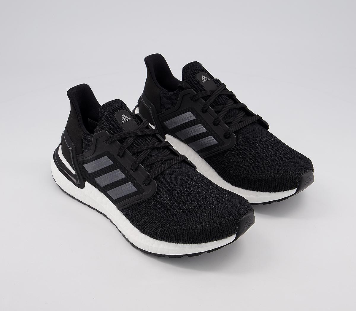 adidas Ultraboost Ultra Boost 20 Trainers Core Black White - Unisex Sports