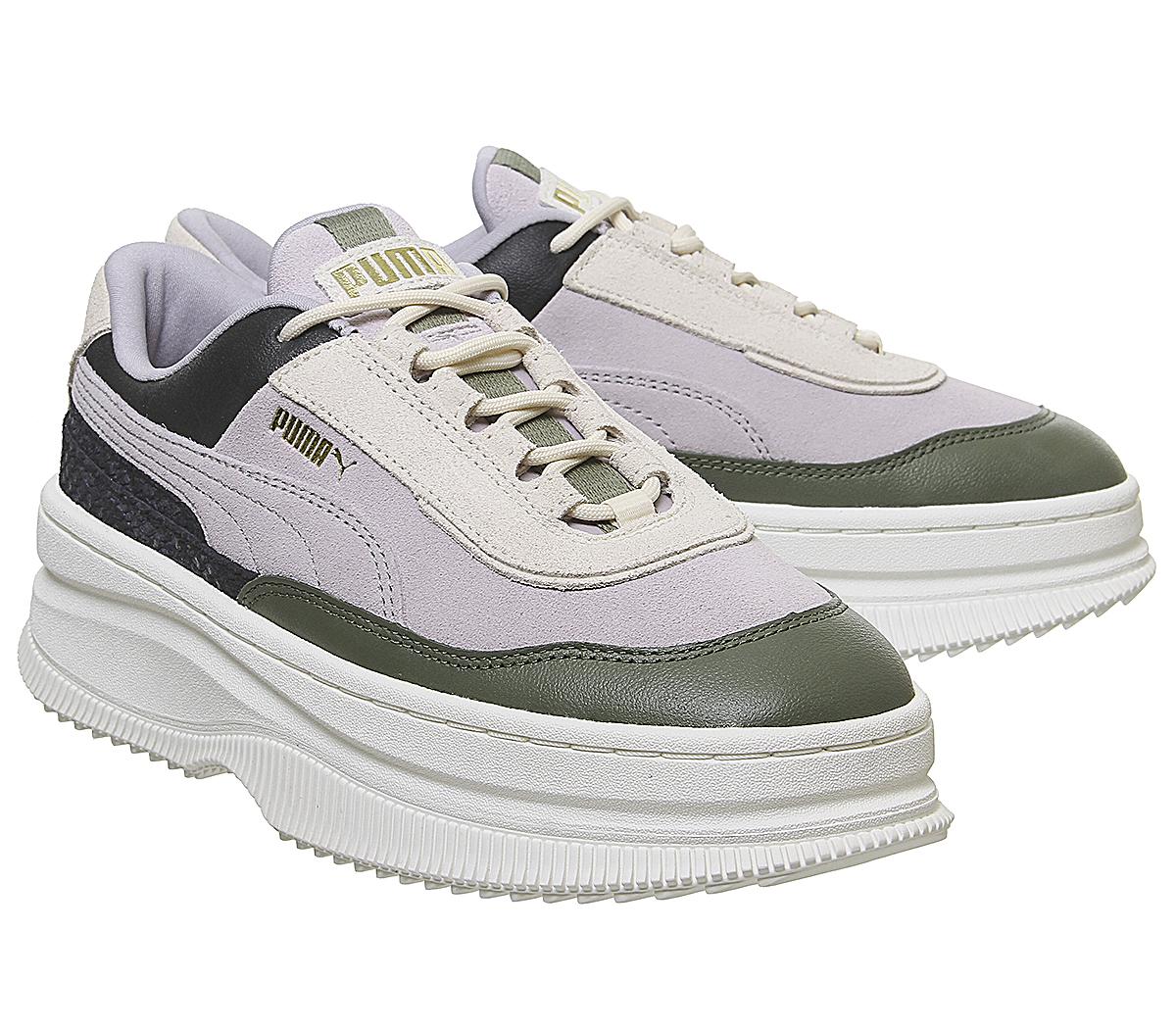 deva leather women's trainers