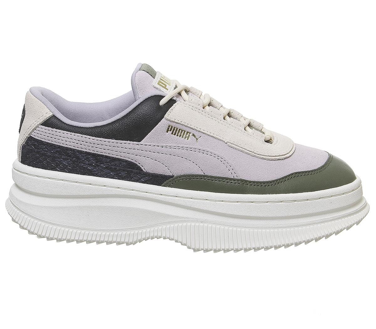 deva leather women's trainers