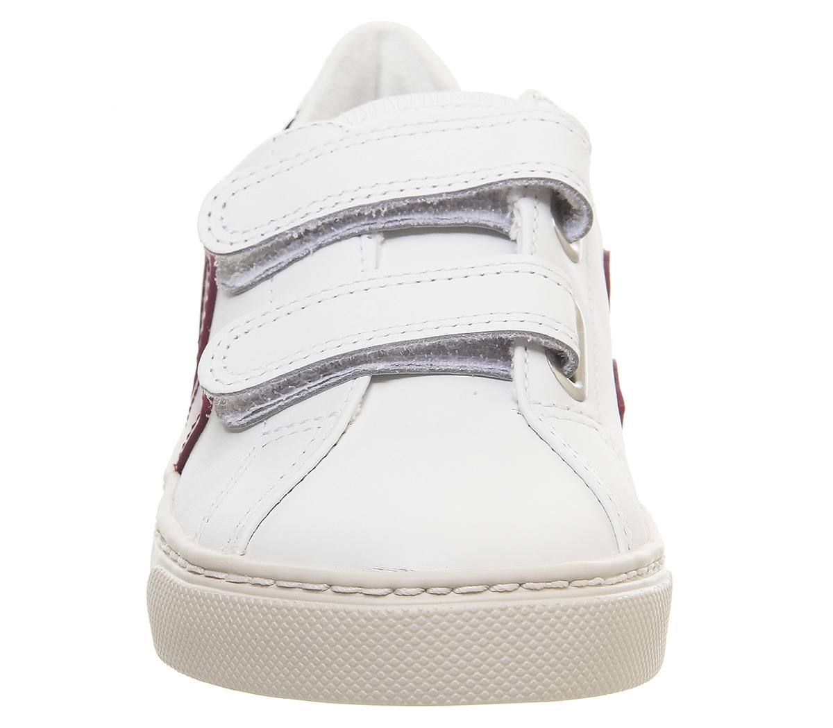 esplar leather white marsala black
