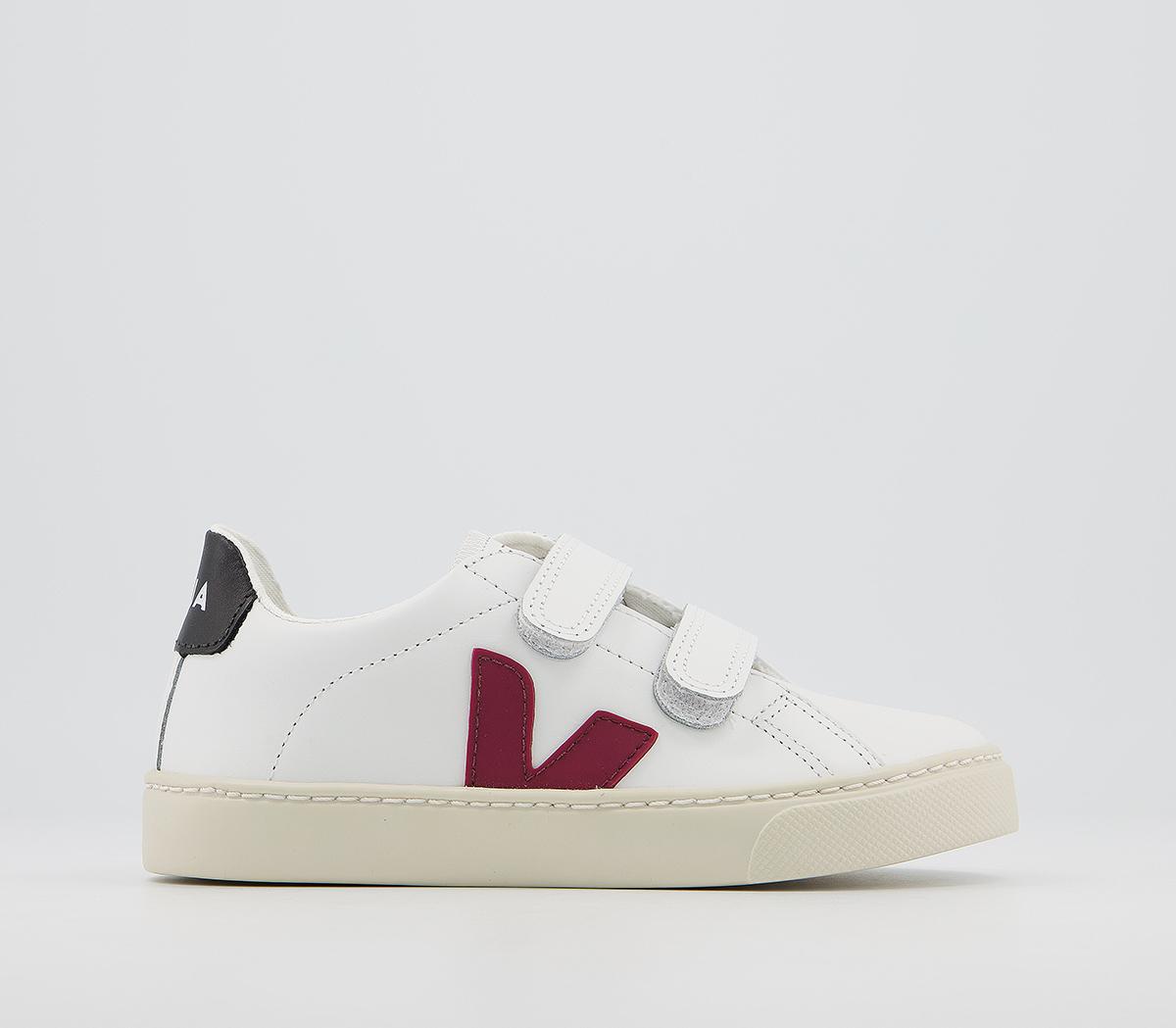 esplar leather white marsala black