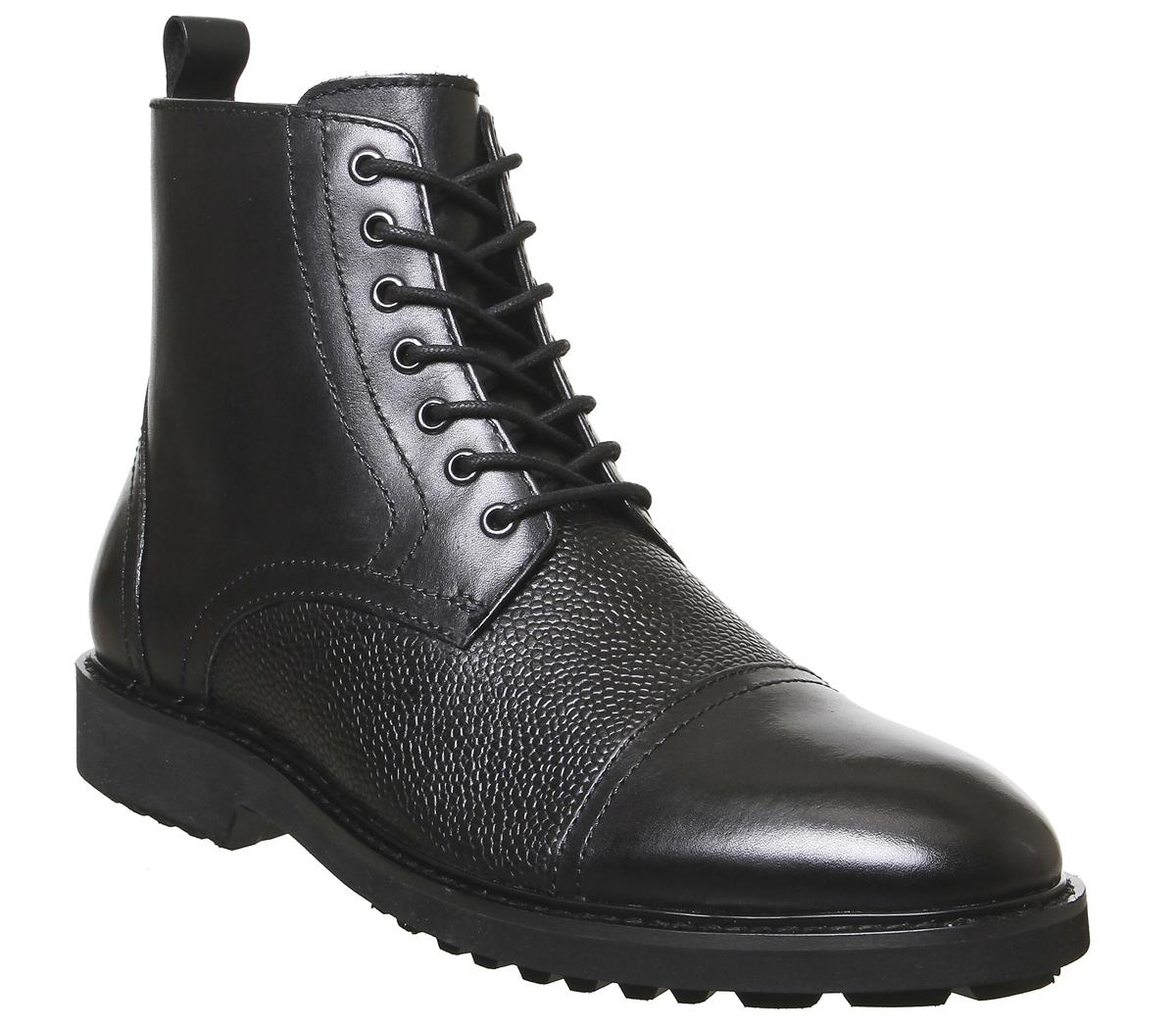 Office Bennett Lace Up Boots Black 