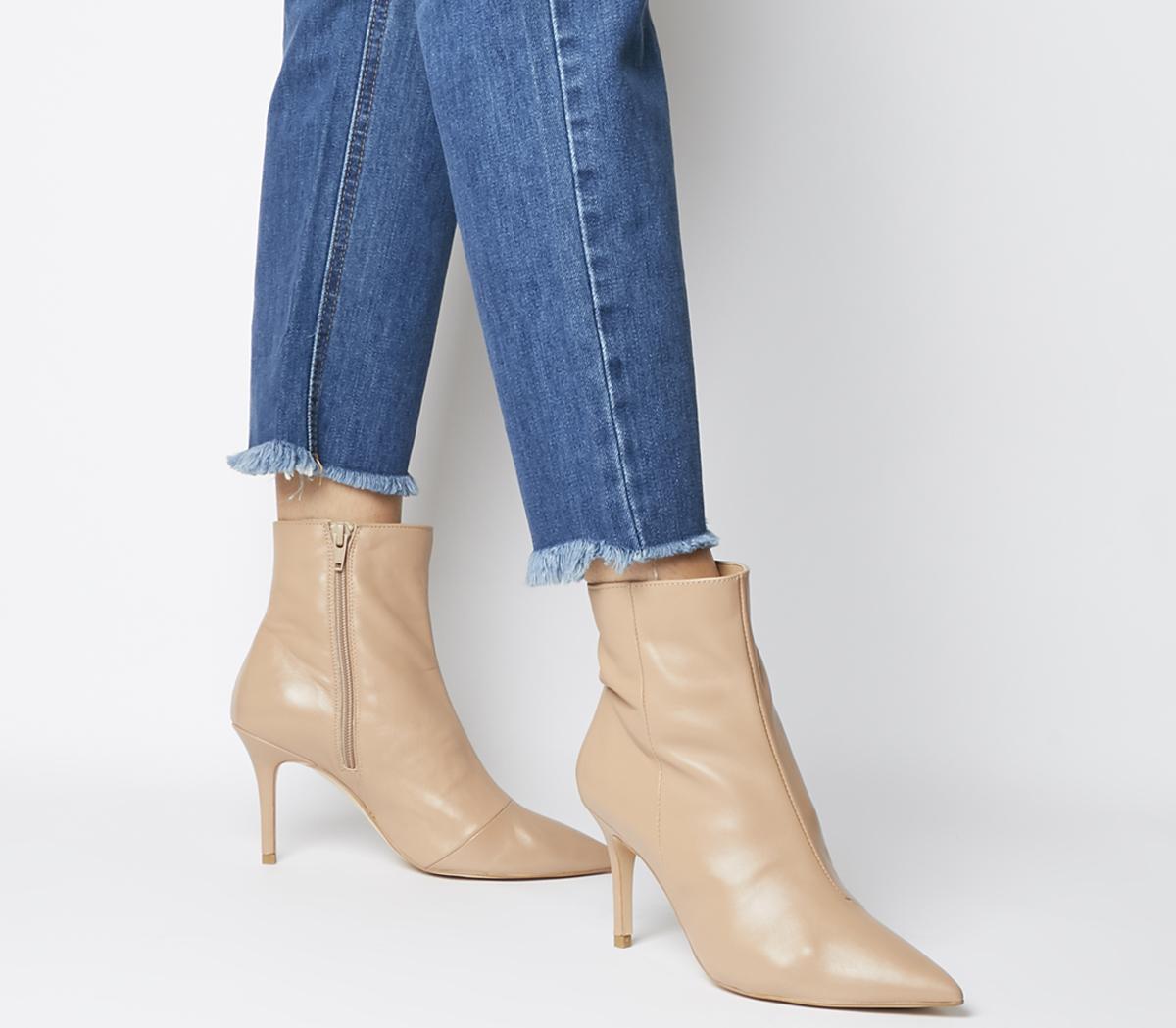 ankle boots camel