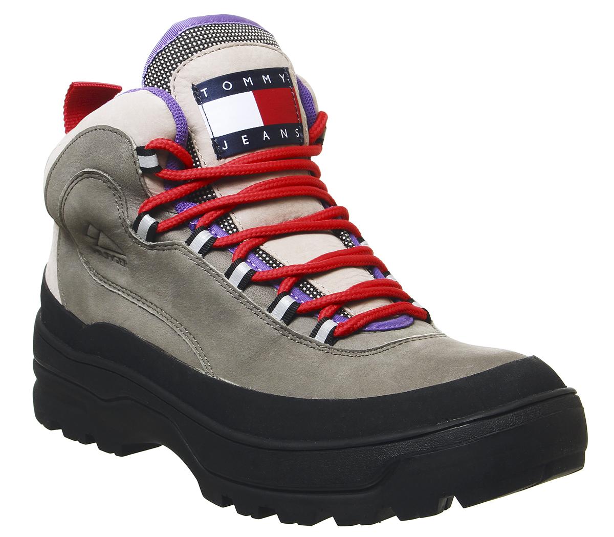 tommy hilfiger red boots
