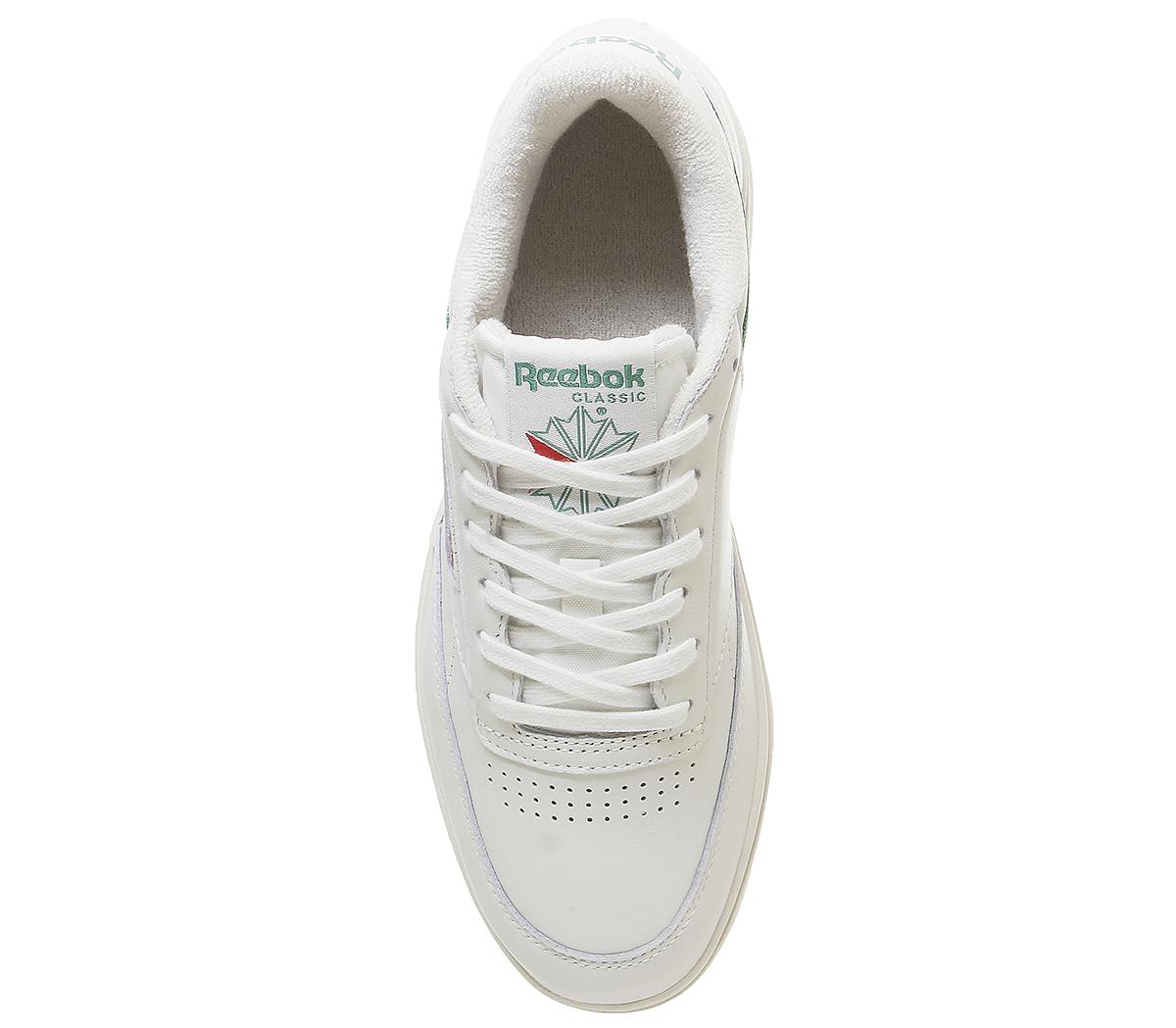 reebok double c chalk