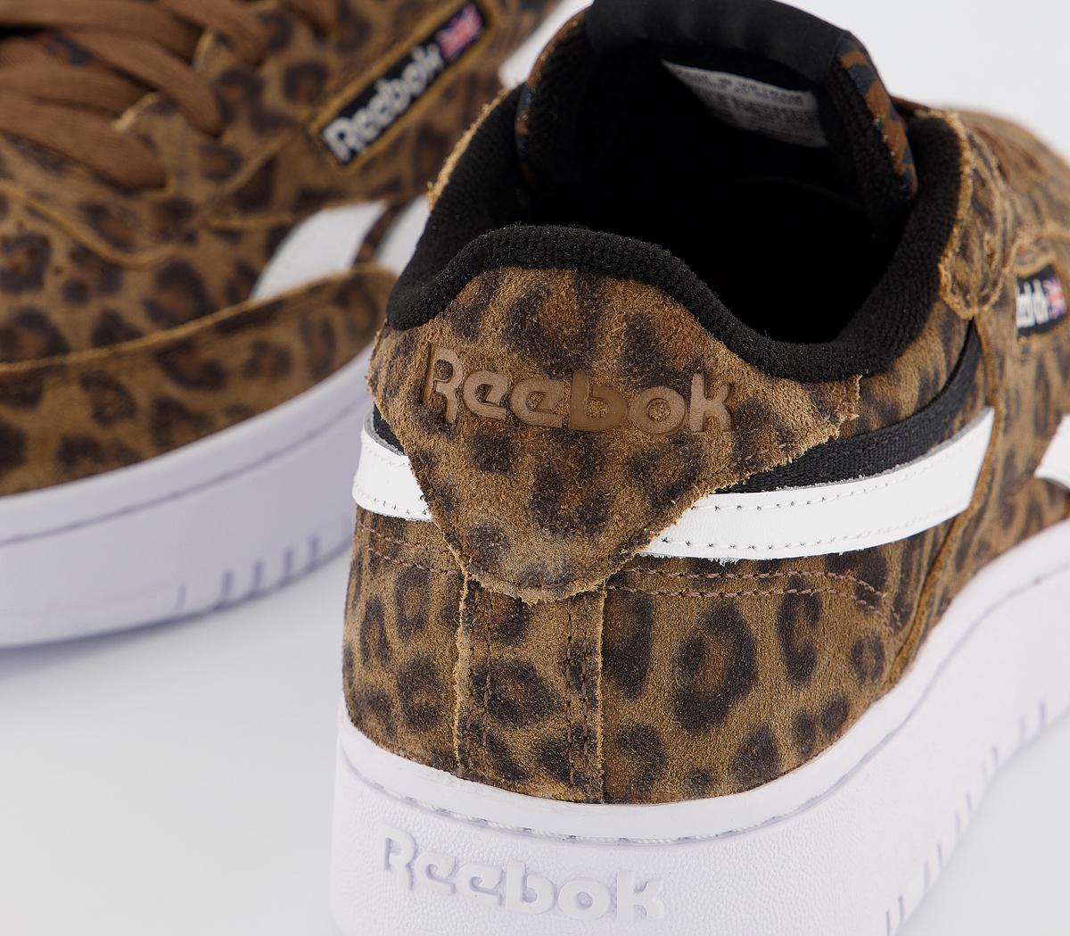 black trainers with animal print