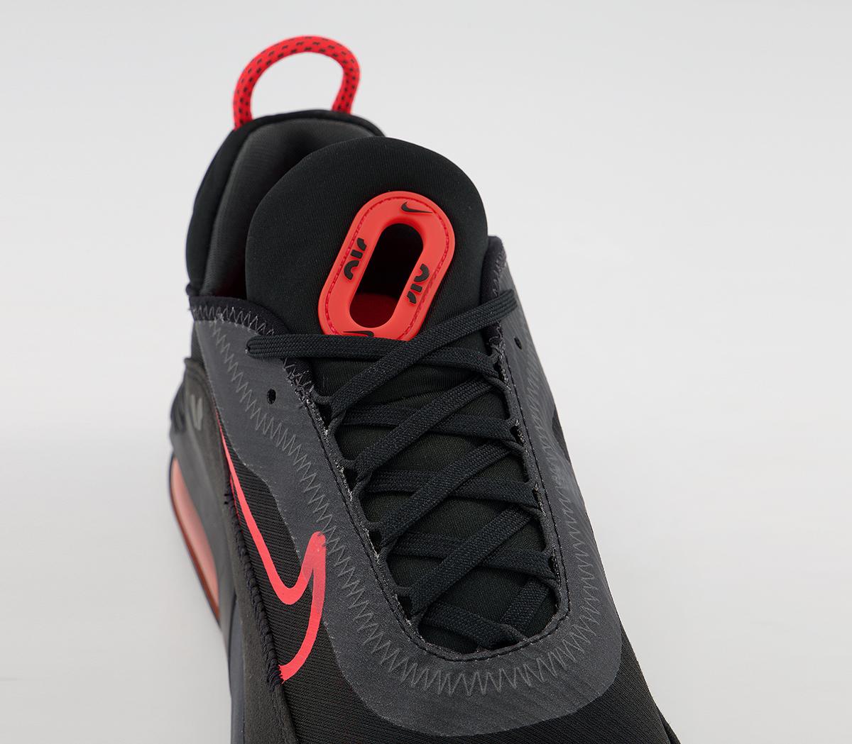 Nike Air Max 2090 Trainers Black Radiant Red Anthracite White - His ...