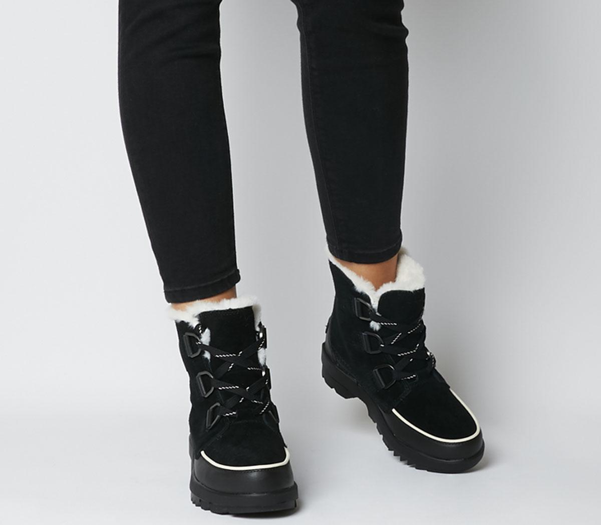 sorrel black boots