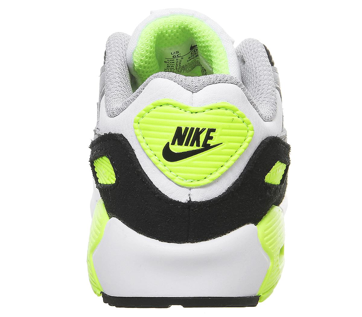 nike zoom air fire trainers in white grey and yellow