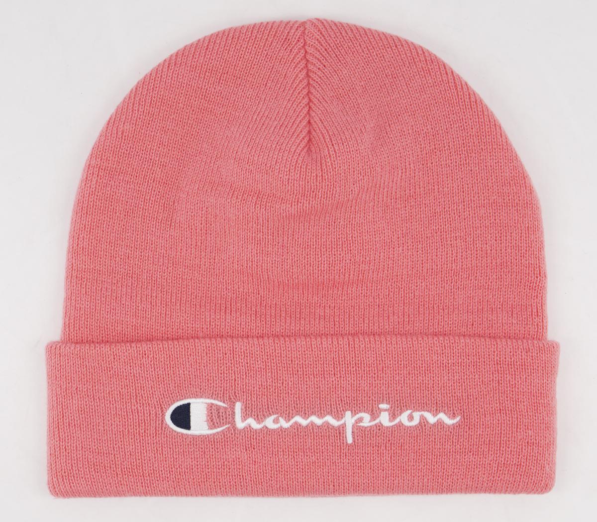 champion beanie pink