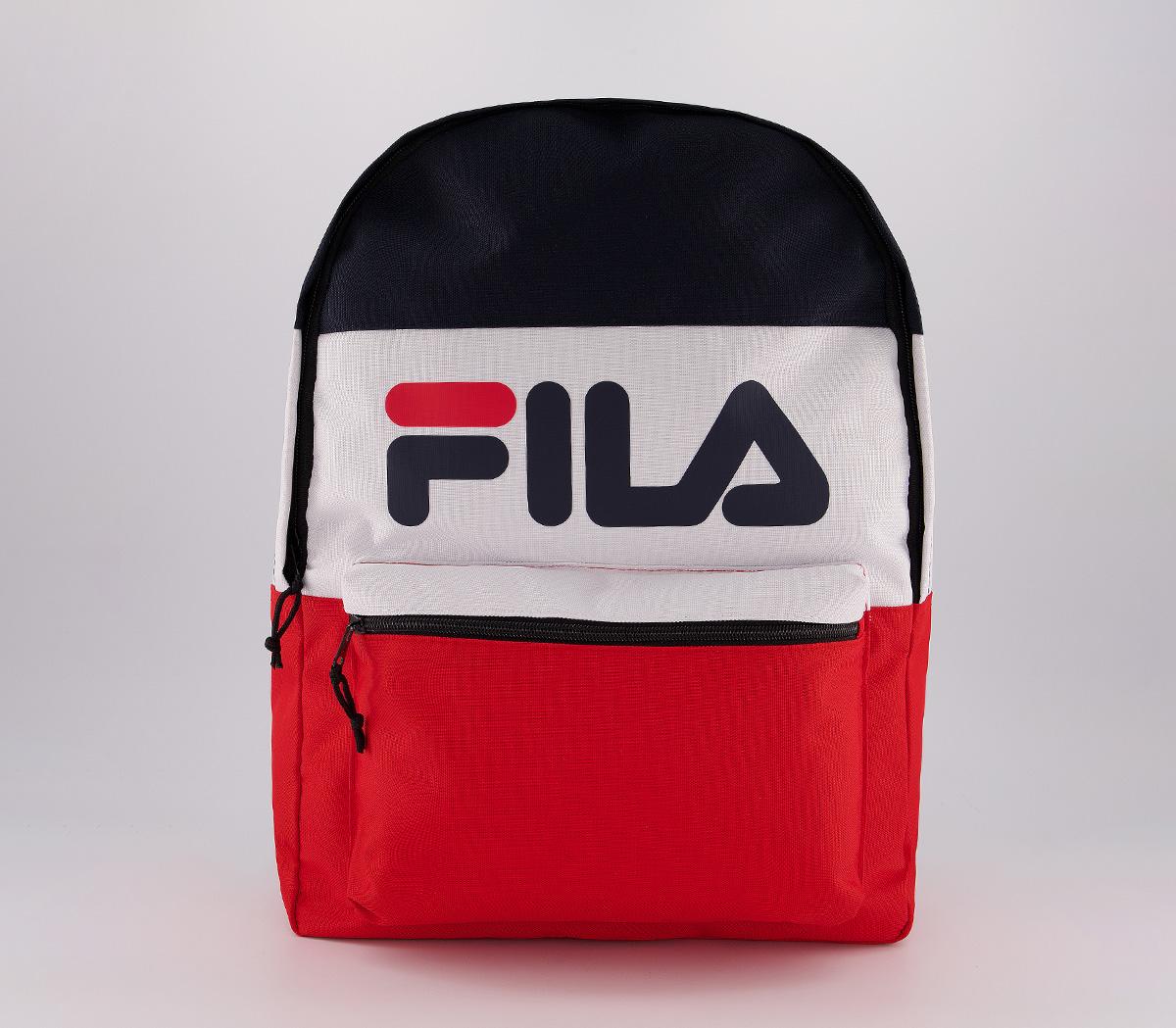 Fila Arda Backpack Peacoat Chinese Red White - Accessories